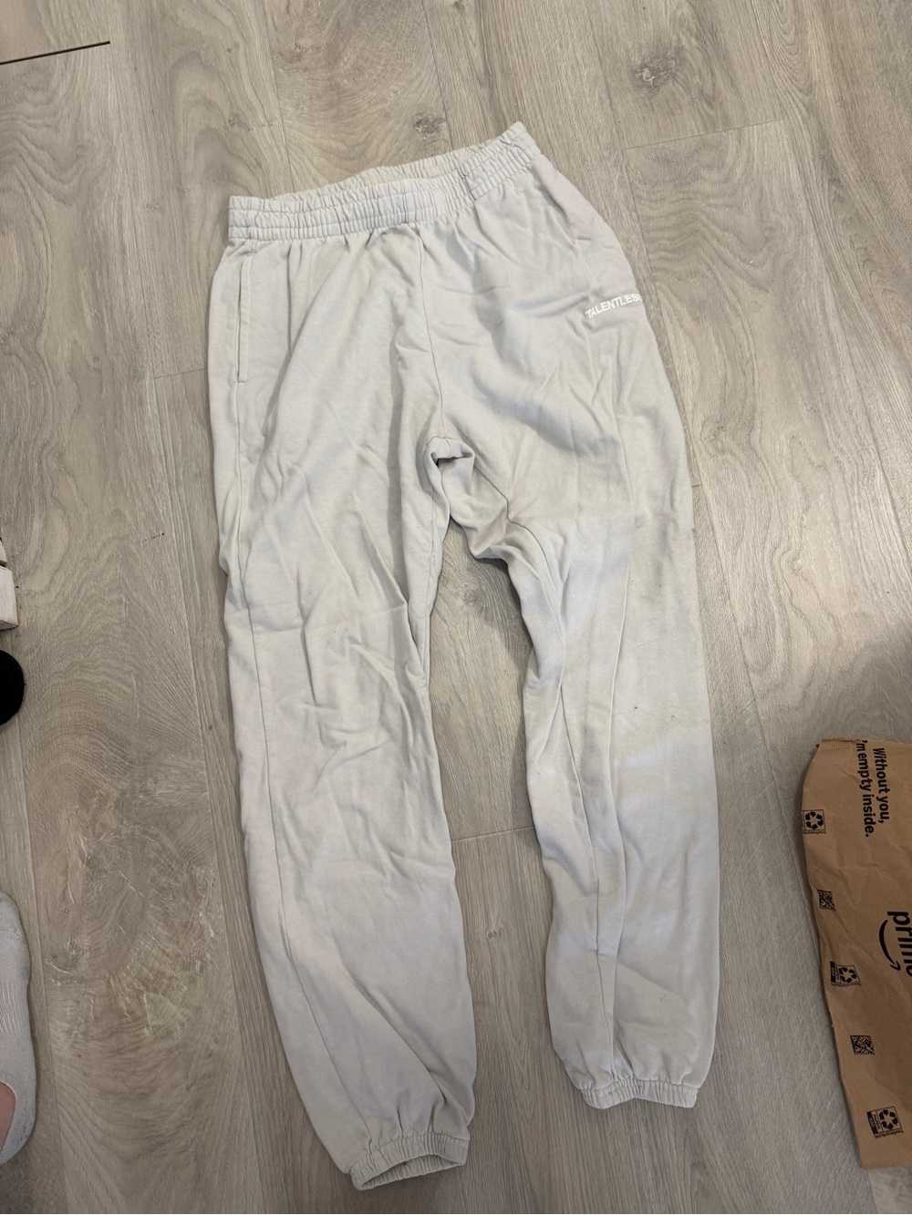 TALENTLESS Light Gray Jogger Sweatpants